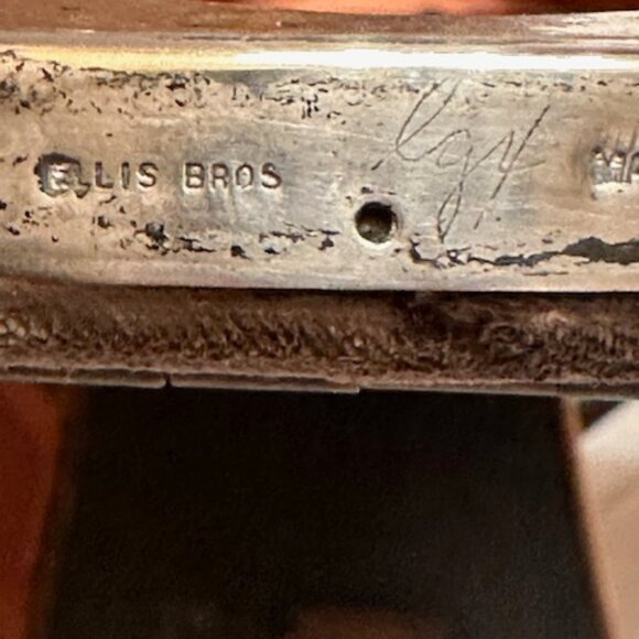 Antique Hallmarked Sterling Silver Oval Picture Frame - Picture 4 of 8